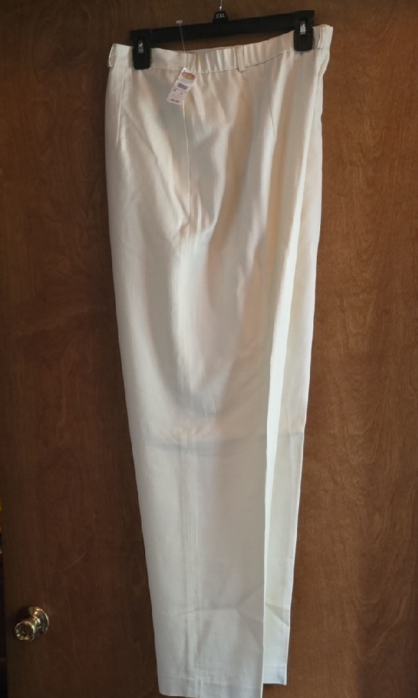 Talbots Women's Cream Straight Leg Pants